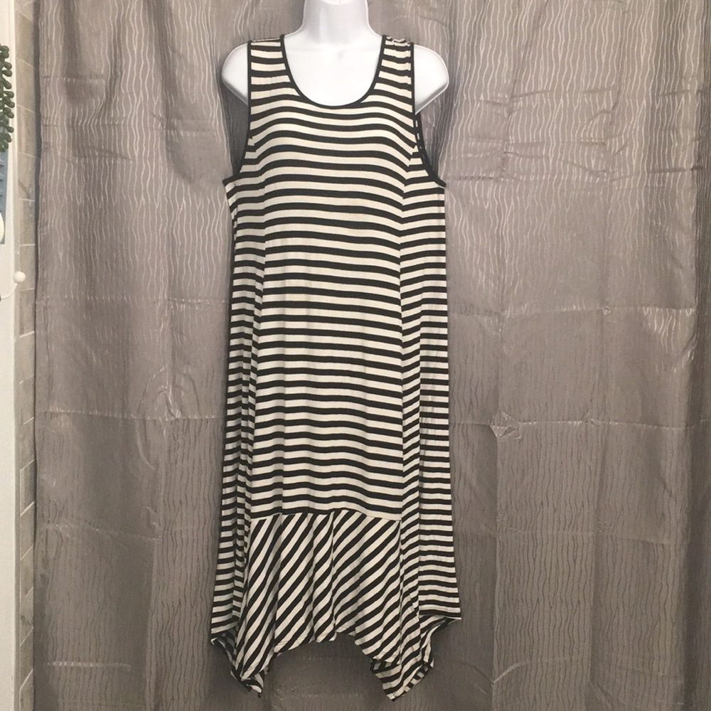 Black and White Stripe Dress